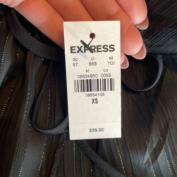 NEW Express Sheer Black Tank Top - Picture 5 of 5